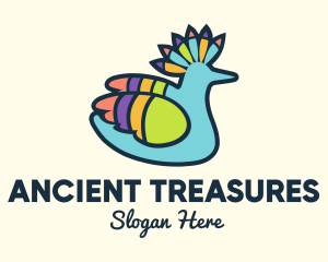 Tropical Bird Pinata logo design