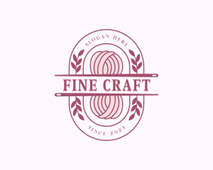 Yarn Weaving Crochet logo design