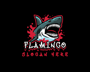 Predator - Savage  Shark Gaming logo design