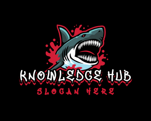 Arcade - Savage  Shark Gaming logo design