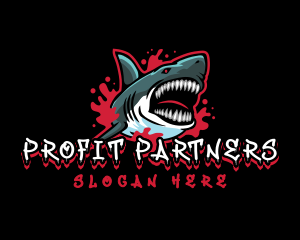 Savage  Shark Gaming  logo design