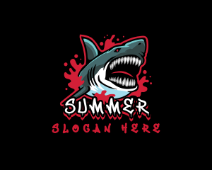 Savage  Shark Gaming  logo design