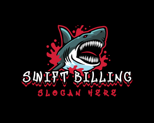 Savage  Shark Gaming  logo design