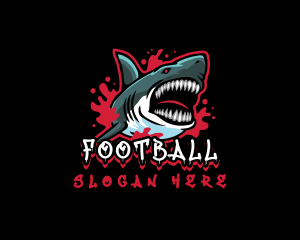Fish - Savage  Shark Gaming logo design