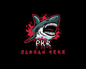 Savage  Shark Gaming  logo design