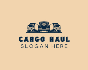 Trucking Delivery Cargo logo design