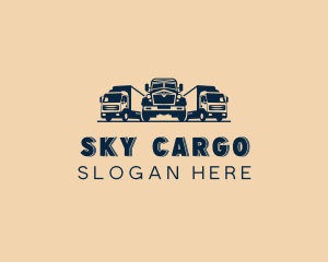 Trucking Delivery Cargo logo design