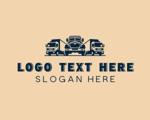 Trucking Delivery Cargo Logo