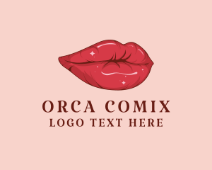 Red Lips Cosmetic Logo