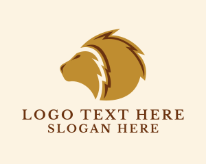 Animal - Wild Lion Animal logo design