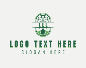 Gardening - Garden Shovel Landscaper logo design