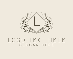 Decor - Natural Elegant Letter logo design