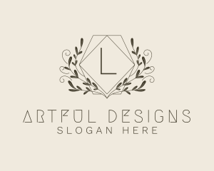 Natural Elegant Letter logo design