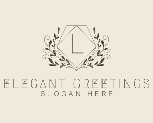 Natural Elegant Letter logo design