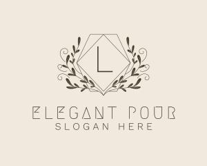 Natural Elegant Letter logo design