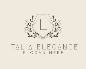 Natural Elegant Letter logo design