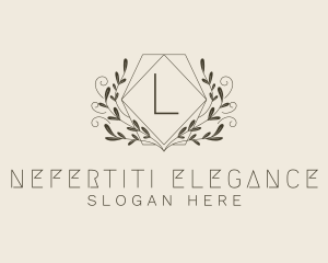 Natural Elegant Letter logo design