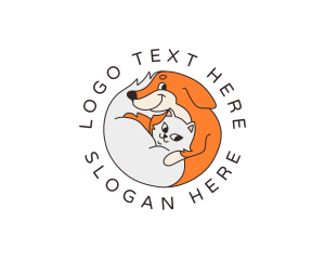 Grooming - Animal Pet Friends logo design