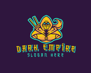 Villain - Samurai Ninja Character Esport logo design