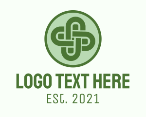 Nordic - Celtic Buckler Shield logo design