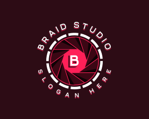 Neon Shutter Studio logo design