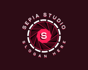 Neon Shutter Studio logo design