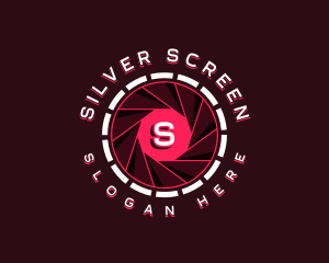 Vlogger - Neon Shutter Studio logo design