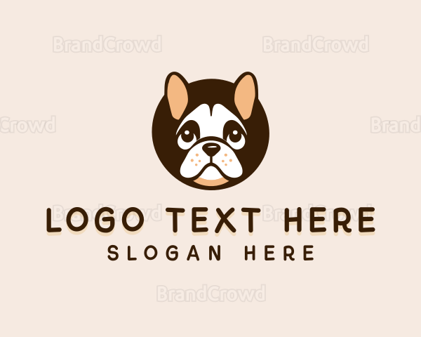 Puppy Dog Bulldog Logo