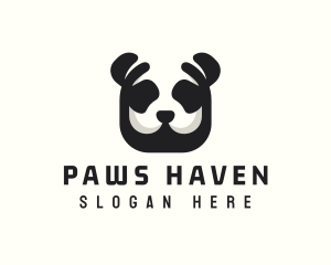 Panda Animal Zoo logo design