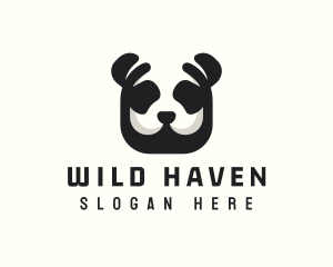 Panda Animal Zoo logo design