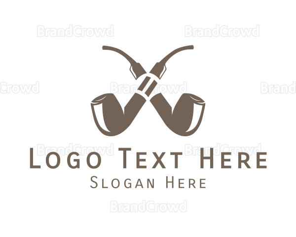 Double Pipe Cigar Logo