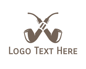 Vice - Double Pipe Cigar logo design