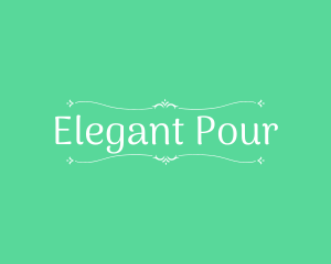 Minimalist  Elegant Ornament logo design