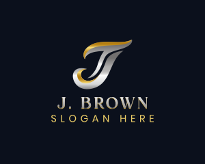 Premium Elegant Letter J logo design