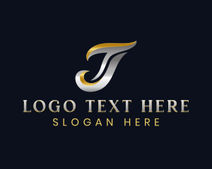 Metallic - Premium Elegant Letter J logo design