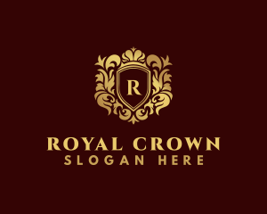 Royal - Royal Shield Crown logo design