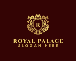 Royal Shield Crown logo design