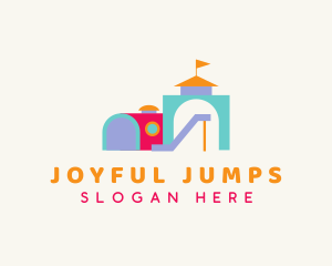 Amusement - Slide Playground Toys logo design