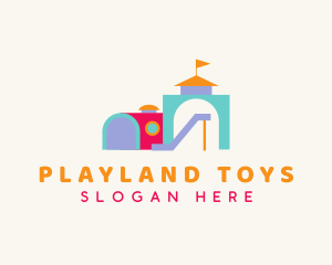 Toy - Slide Playground Toys logo design