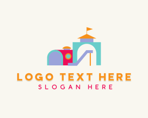 Toy - Slide Playground Toys logo design