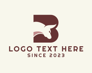 Letter B - Bull Letter B logo design