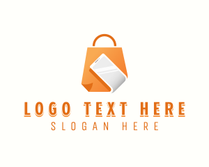 Combination - Mobile Shopping Sale logo design