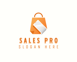 Mobile Shopping Sale logo design