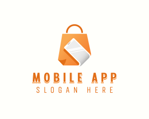 Mobile Shopping Sale logo design