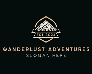 Mountain Hiker Adventure Logo