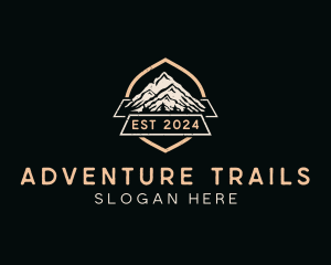 Mountain Hiker Adventure logo design