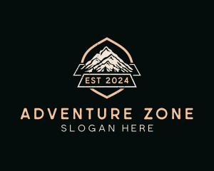 Mountain Hiker Adventure logo design