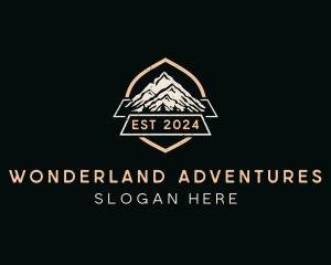 Mountain Hiker Adventure logo design