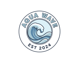 Wave Surfer Island logo design