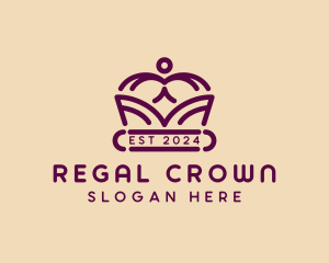 Pageant Regal Crown logo design